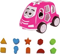 Jamara - Shape Car Educational Game pink-3