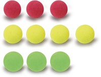Jamara - Refill Pack Mc Fizz Fizzy Balls 10 softballs