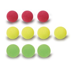 Jamara - Refill Pack Mc Fizz Fizzy Balls 10 softballs