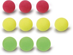 Jamara - Refill Pack Mc Fizz Fizzy Balls 10 softballs