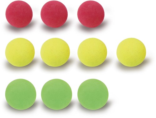 Jamara - Refill Pack Mc Fizz Fizzy Balls 10 softballs