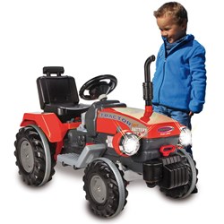 Jamara - Ride-on Tractor Power Drag red 12V