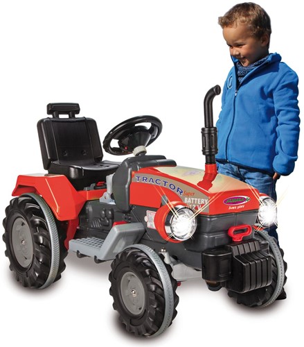 Jamara - Ride-on Tractor Power Drag red 12V