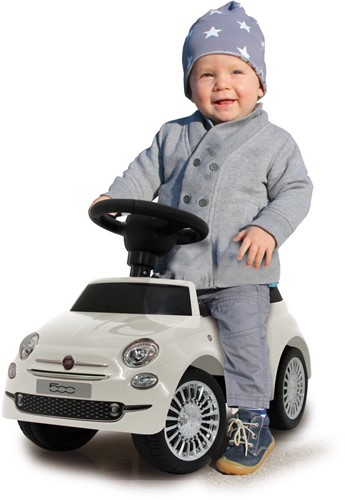 Jamara - Push Car Fiat 500 white-3