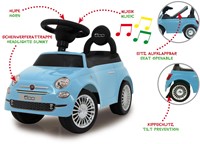 Jamara - Push Car Fiat 500 blue