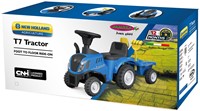 Jamara - Push-Cart New Holland T7 Tractor blue-2