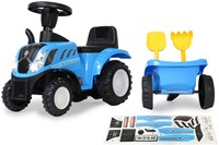 Jamara - Push-Cart New Holland T7 Tractor blue-3