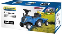 Jamara - Push-Car New Holland T7 Tractor pink-2