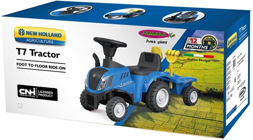 Jamara - Push-Car New Holland T7 Tractor pink-2