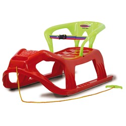 Jamara - Snow Play Sled Snow-Star 90cm red with backrest