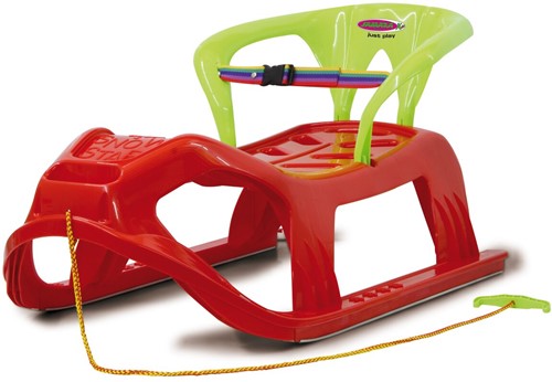 Jamara - Snow Play Sled Snow-Star 90cm red with backrest
