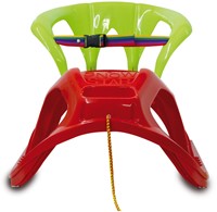 Jamara - Snow Play Sled Snow-Star 90cm red with backrest-3