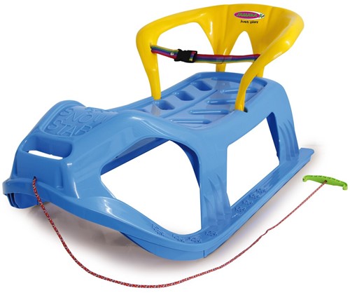 Jamara - Snow Play Sled Snow-Star 90cm blue with backrest