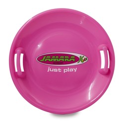 Jamara - Snow Play Round Snow Sledge 60cm pink