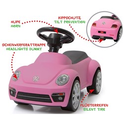 Jamara - Push Car VW Beetle pink