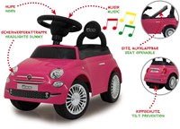 Jamara - Push-car Fiat 500 pink