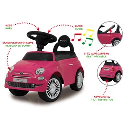 Jamara - Push-car Fiat 500 pink