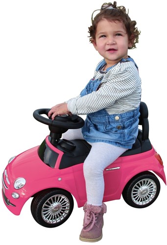 Jamara - Push-car Fiat 500 pink-3