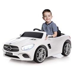 Jamara - Ride-on Mercedes-Benz SL 400 white 12V