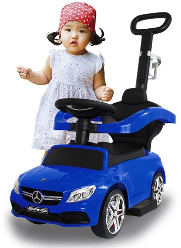 Jamara - Push Car Mercedes-Benz AMG C63 blue 3in1-3