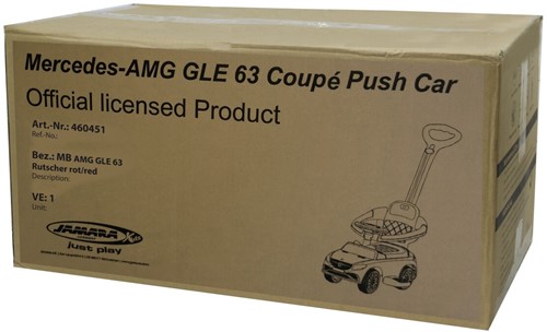 Jamara - Push Car Mercedes-Benz  AMG GLE 63 red 3in1-2