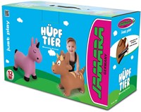Jamara - Bouncing Animal  Unicorn pink with pump-2