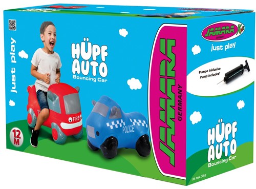 Jamara - Bouncing Car  Police Truck with pump-2