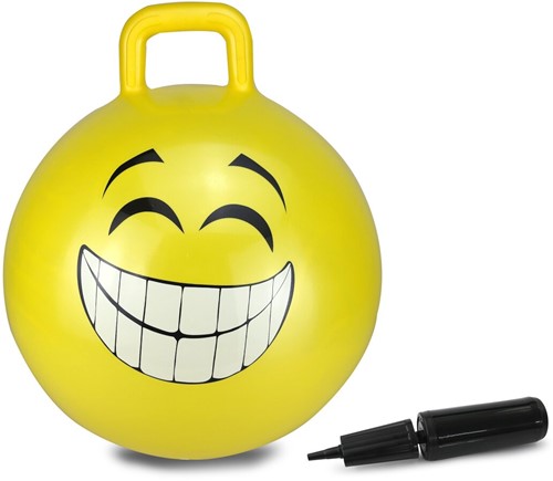 Jamara - Bouncing Ball Smile yellow 450mm-3