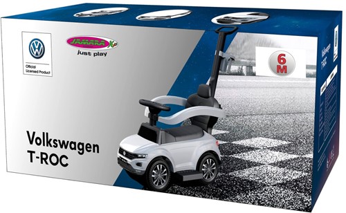 Jamara - Push car VW T-Roc white 3in1-2