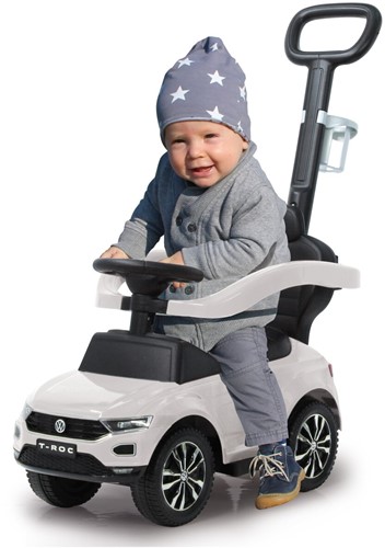 Jamara - Push car VW T-Roc white 3in1-3