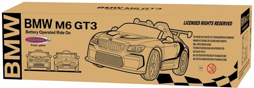 Jamara - Ride-on BMW M6 GT3 white-2