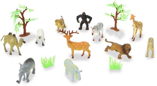 Jamara - Wild Animals Set 16 pcs