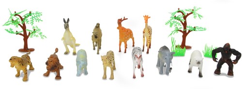 Jamara - Wild Animals Set 16 pcs-3