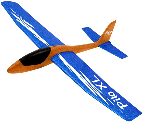 Jamara - Pilo XL Foam Hand Launch glider EPP wing blue fuselage orange
