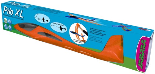 Jamara - Pilo XL Foam Hand Launch glider EPP wing blue fuselage orange-2