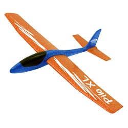 Jamara - Pilo XL Foam Hand Launch glider EPP wing orange fuselage blue