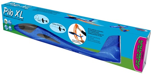 Jamara - Pilo XL Foam Hand Launch glider EPP wing orange fuselage blue-2