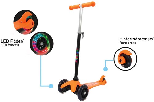 Jamara - KickLight Scooter orange