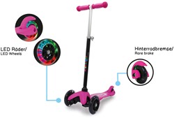 Jamara - KickLight Scooter pink