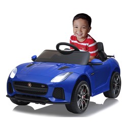 Jamara - Ride-on Jaguar F-Type SVR blue 12V
