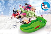 Jamara - Snow Play Bob Comfort 80 cm green with brake-3