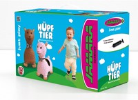 Jamara - Bouncing Animal  Lama brown with pump-2