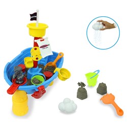 Jamara - Sand and water playing table Pirat Jack 21pcs