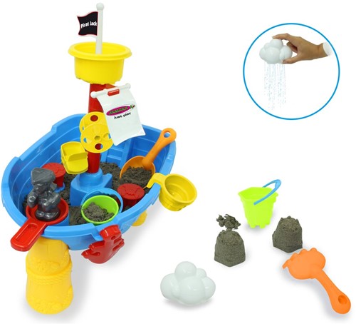 Jamara - Sand and water playing table Pirat Jack 21pcs