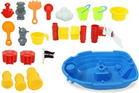 Jamara - Sand and water playing table Pirat Jack 21pcs-3