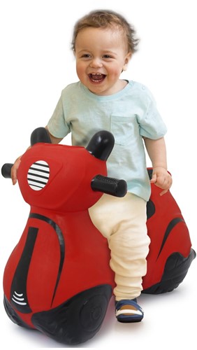 Jamara - Bouncing Scooter  red with pump