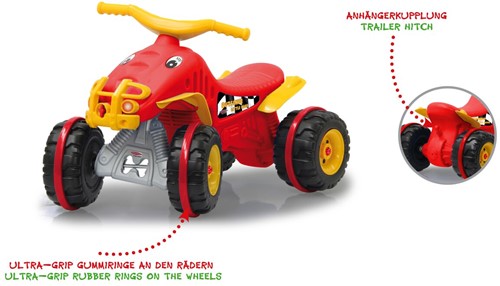 Jamara - Push-Car Little Quad red