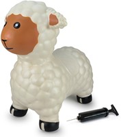 Jamara - Bouncing animal sheep white with pump-3