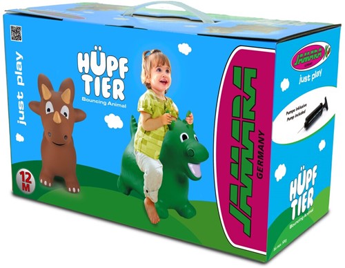 Jamara - Bouncing animal Dino with pump-2