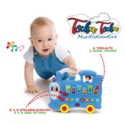 Jamara - Train with music Tschu Tschu blue